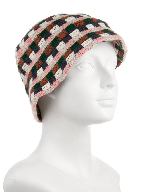 Aimé Leon Dore Plaid Crochet Bucket Hat
