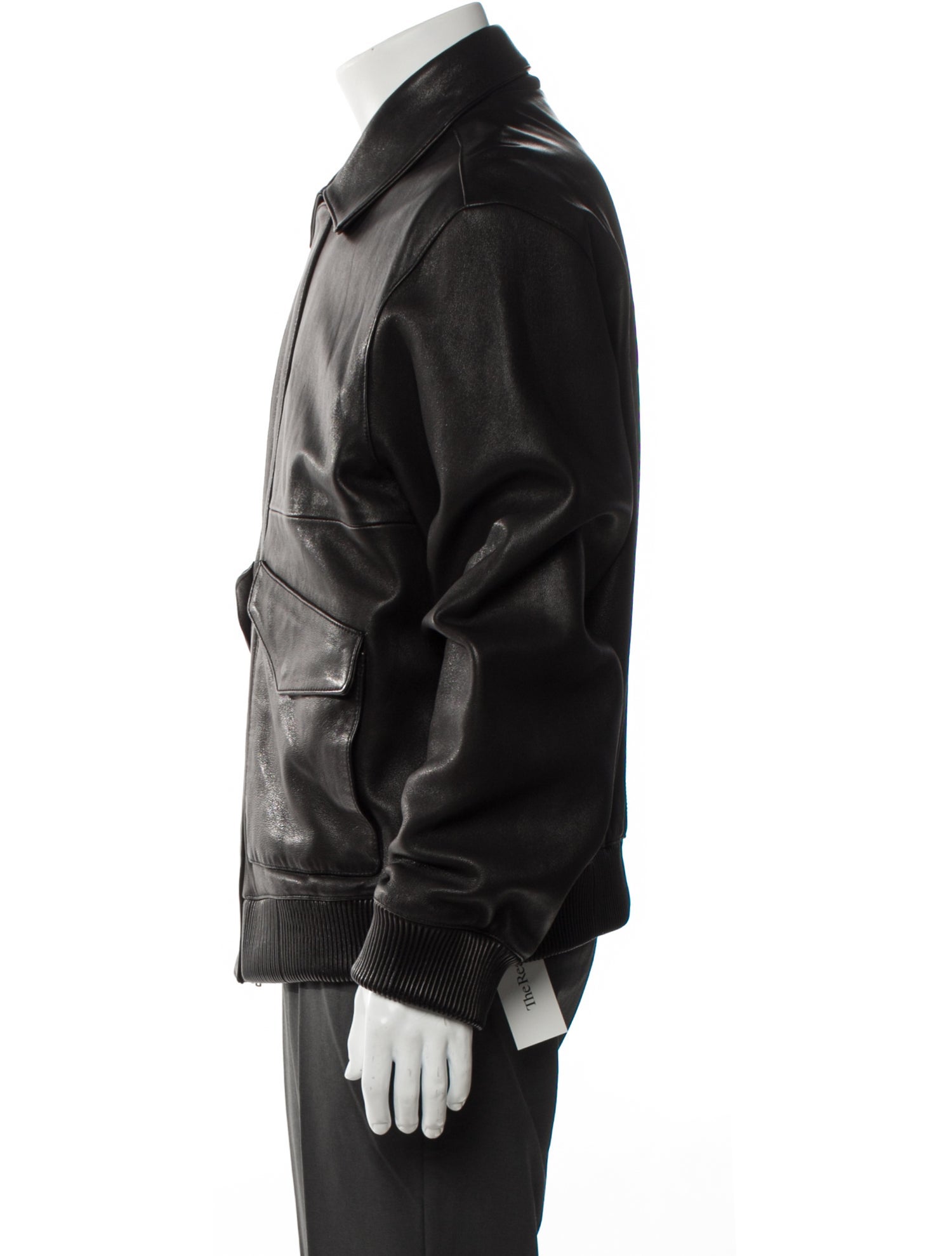 Aimé Leon Dore Lined Bomber Lamb Leather Utility Jacket
