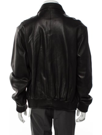 Aimé Leon Dore Lined Bomber Lamb Leather Utility Jacket