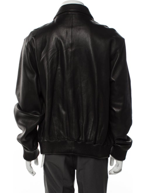 Aimé Leon Dore Lined Bomber Lamb Leather Utility Jacket