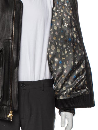 Aimé Leon Dore Lined Bomber Lamb Leather Utility Jacket