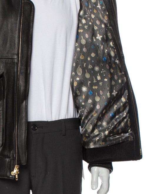 Aimé Leon Dore Lined Bomber Lamb Leather Utility Jacket