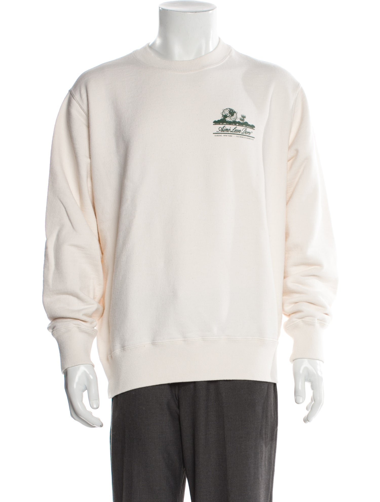 Aimé Leon Dore Graphic Print Crew Neck Sweatshirt