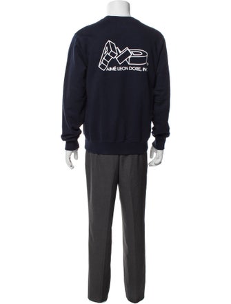 Aimé Leon Dore Graphic Print Mock Neck Pullover