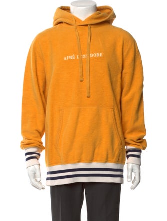 Aimé Leon Dore Striped Crew Neck Hoodie