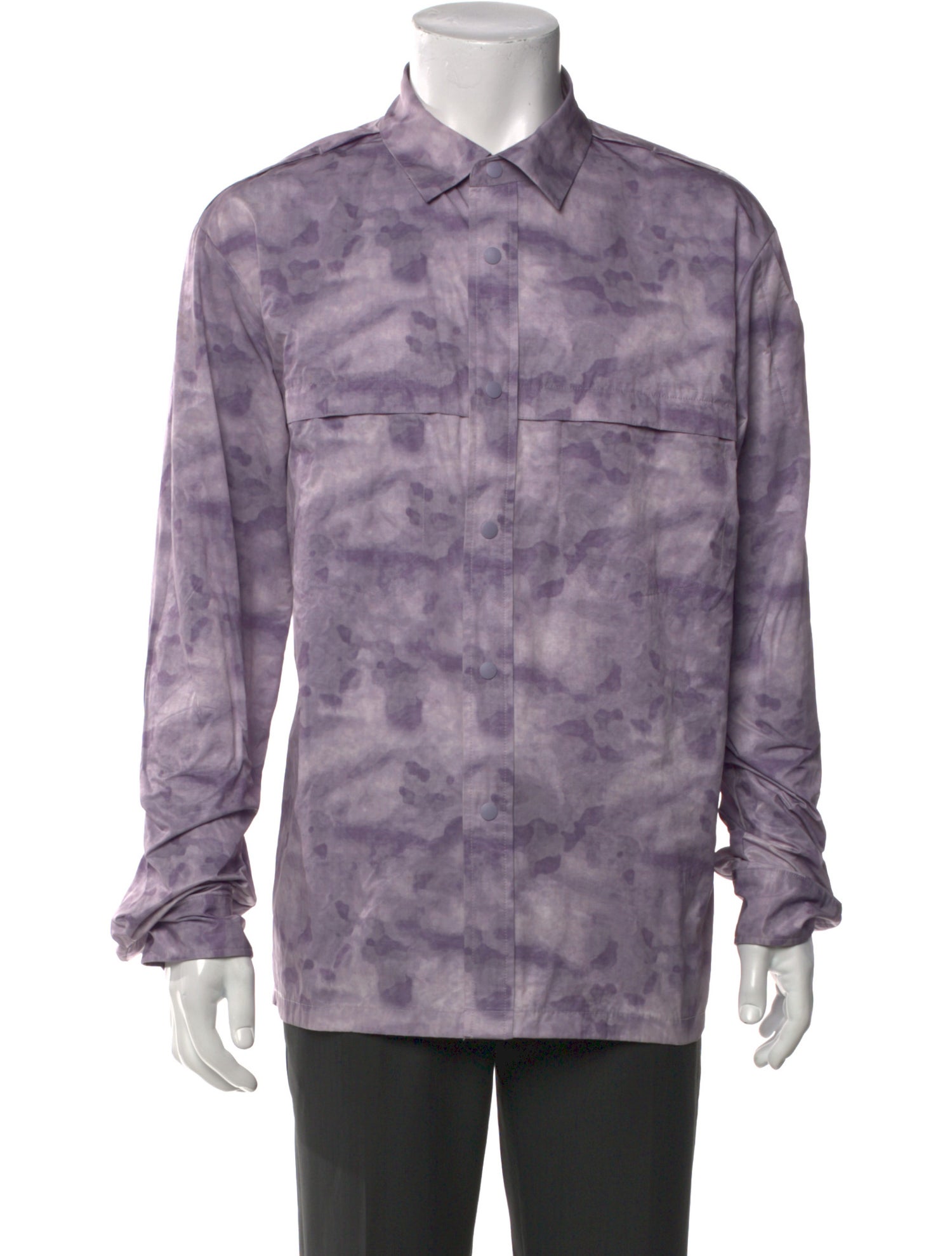 Aimé Leon Dore Tie-Dye Print Long Sleeve Shirt