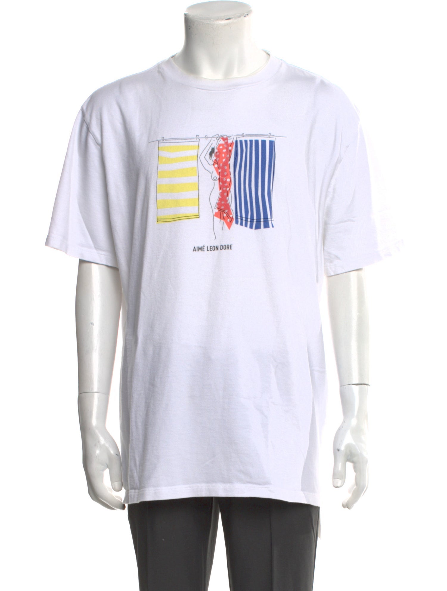 Aimé Leon Dore Graphic Print Crew Neck T-Shirt
