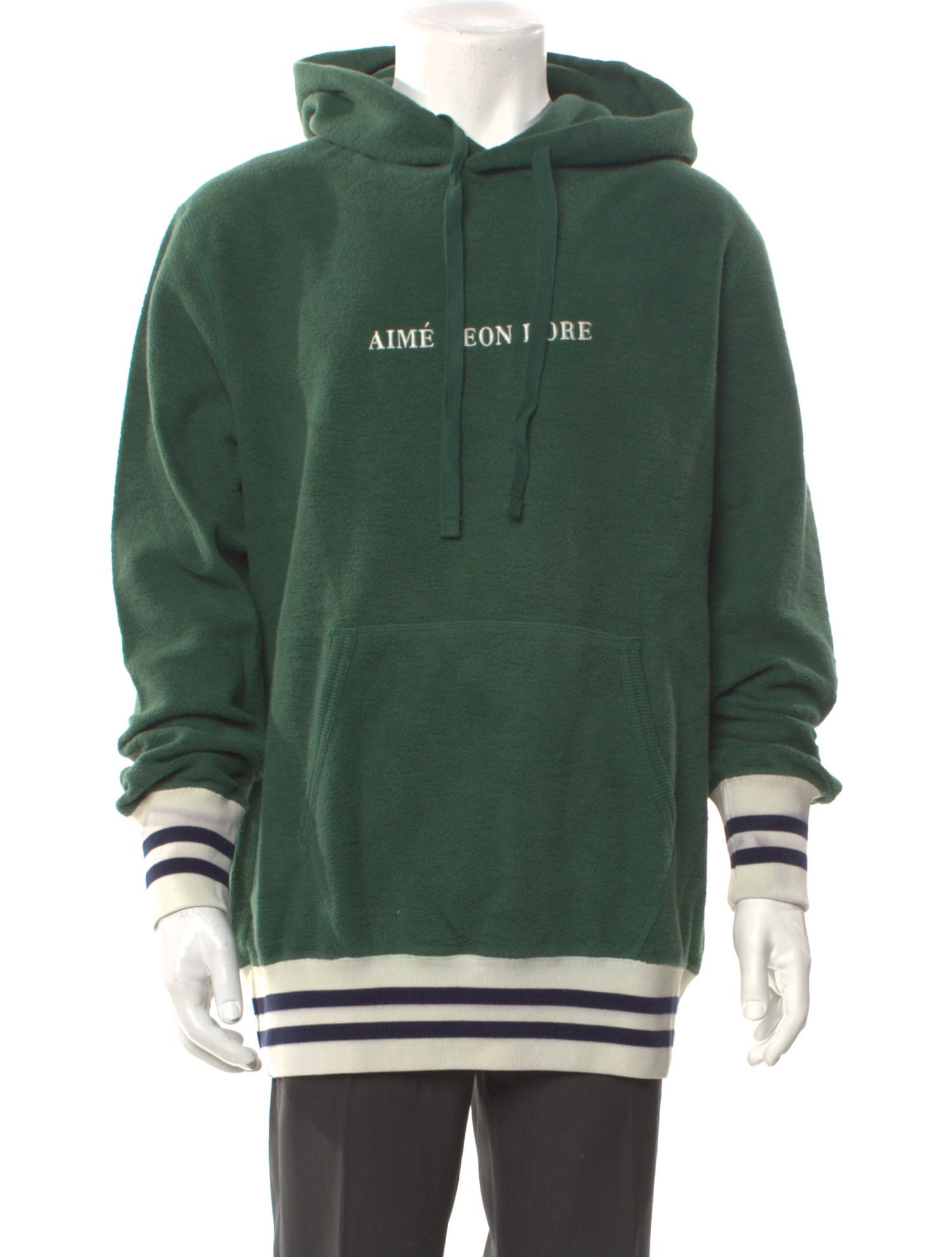 Aimé Leon Dore Striped Crew Neck Hoodie
