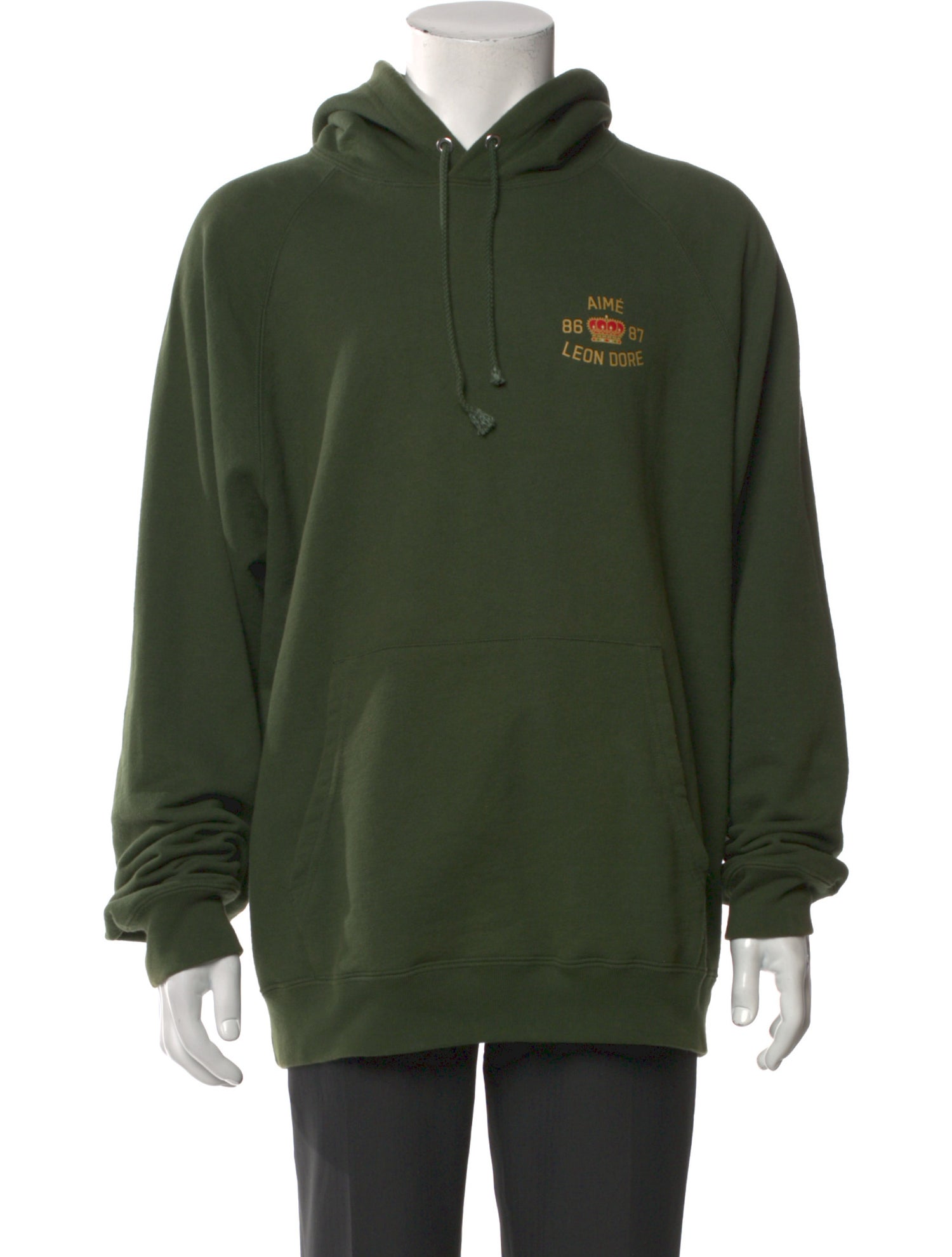 Aimé Leon Dore Graphic Print Crew Neck Hoodie