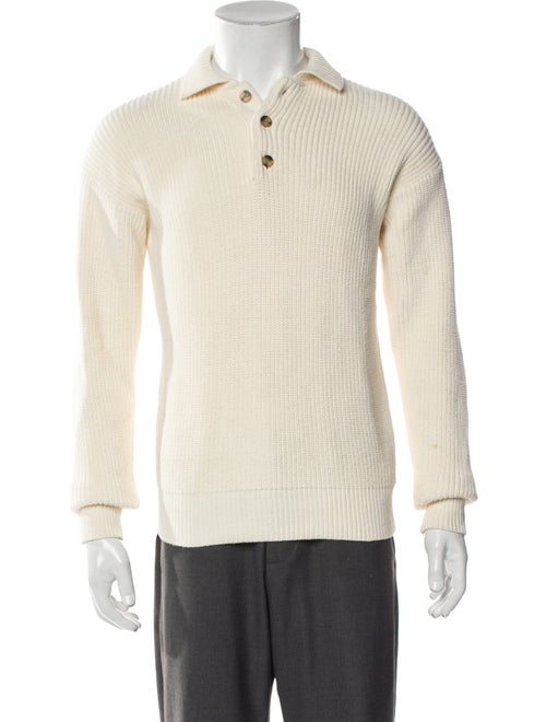 Aimé Leon Dore Collar Long Sleeve Polo Sweater