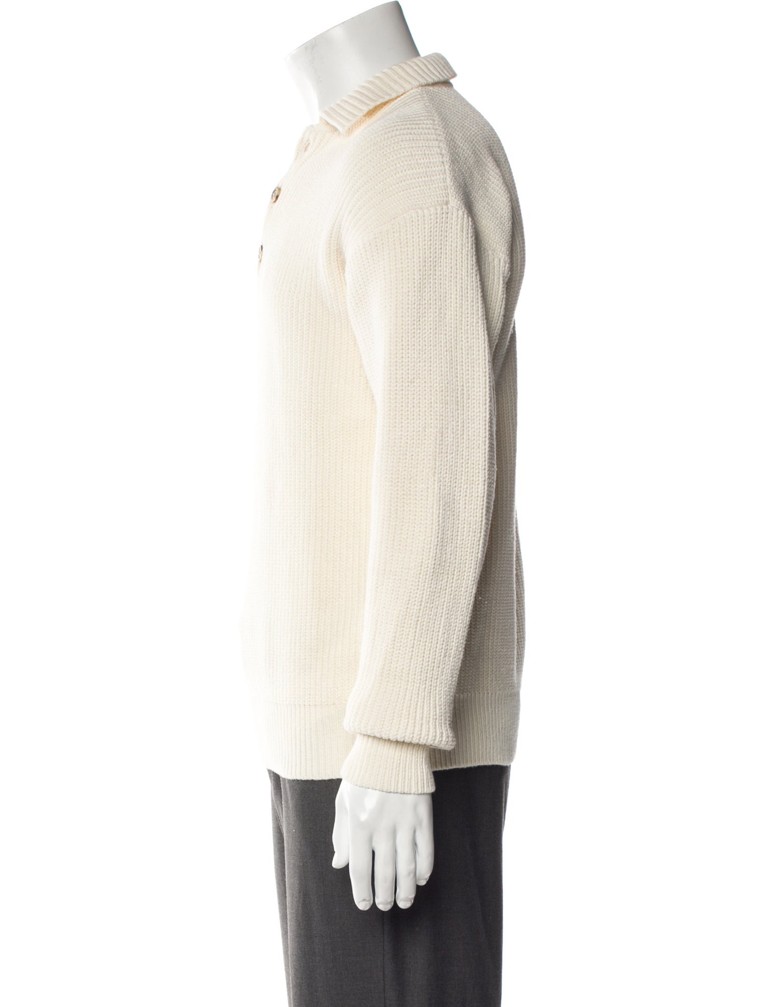 Aimé Leon Dore Collar Long Sleeve Polo Sweater