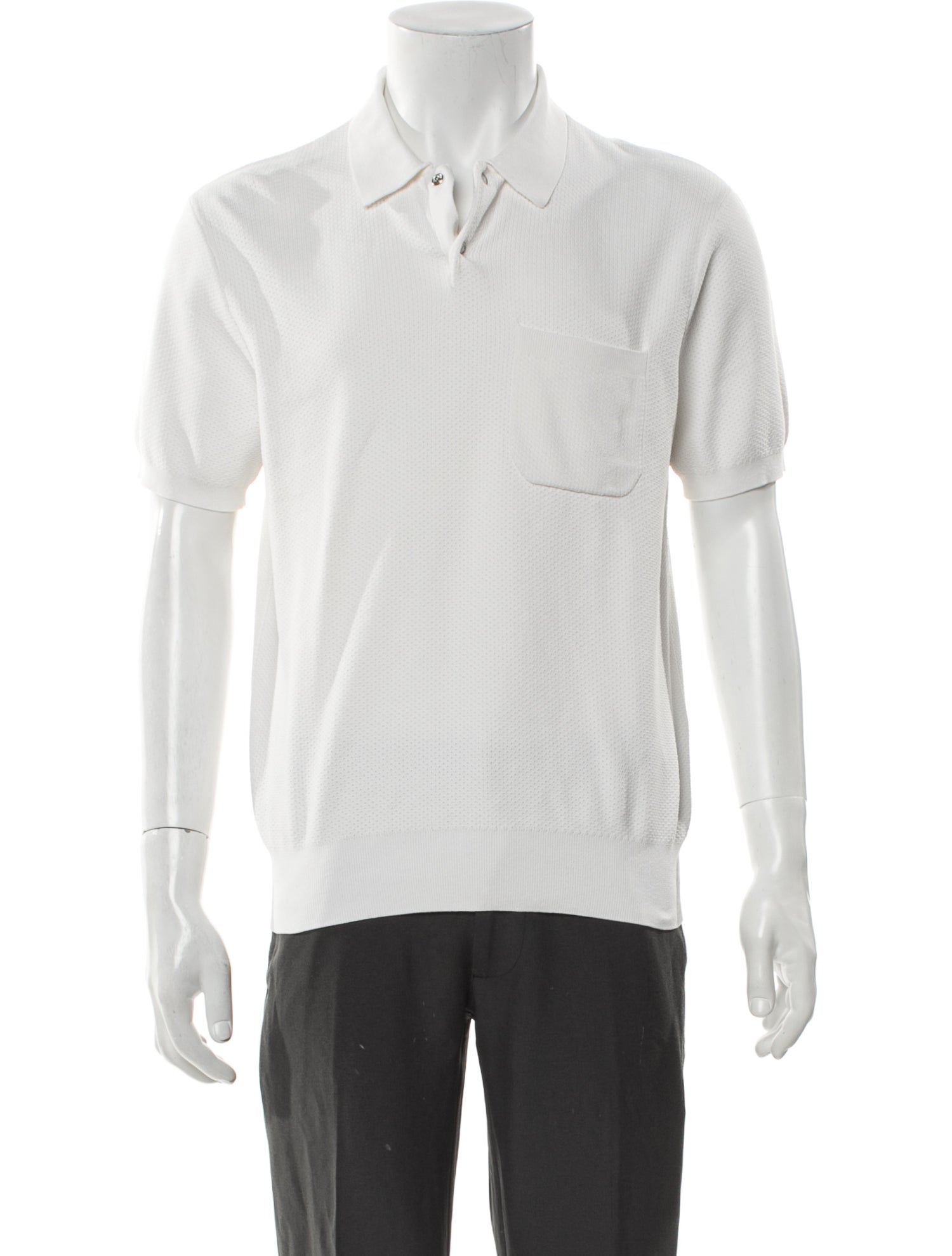 Aimé Leon Dore Collar Long Sleeve Polo Shirt
