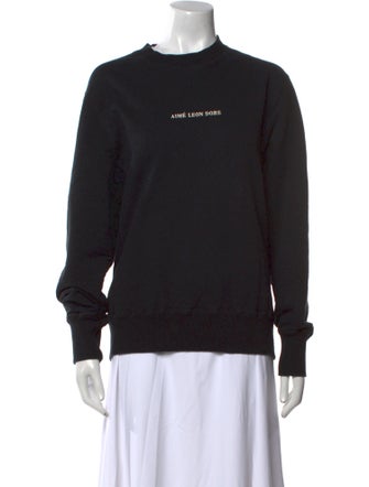 Aimé Leon Dore Graphic Print Crew Neck Sweatshirt