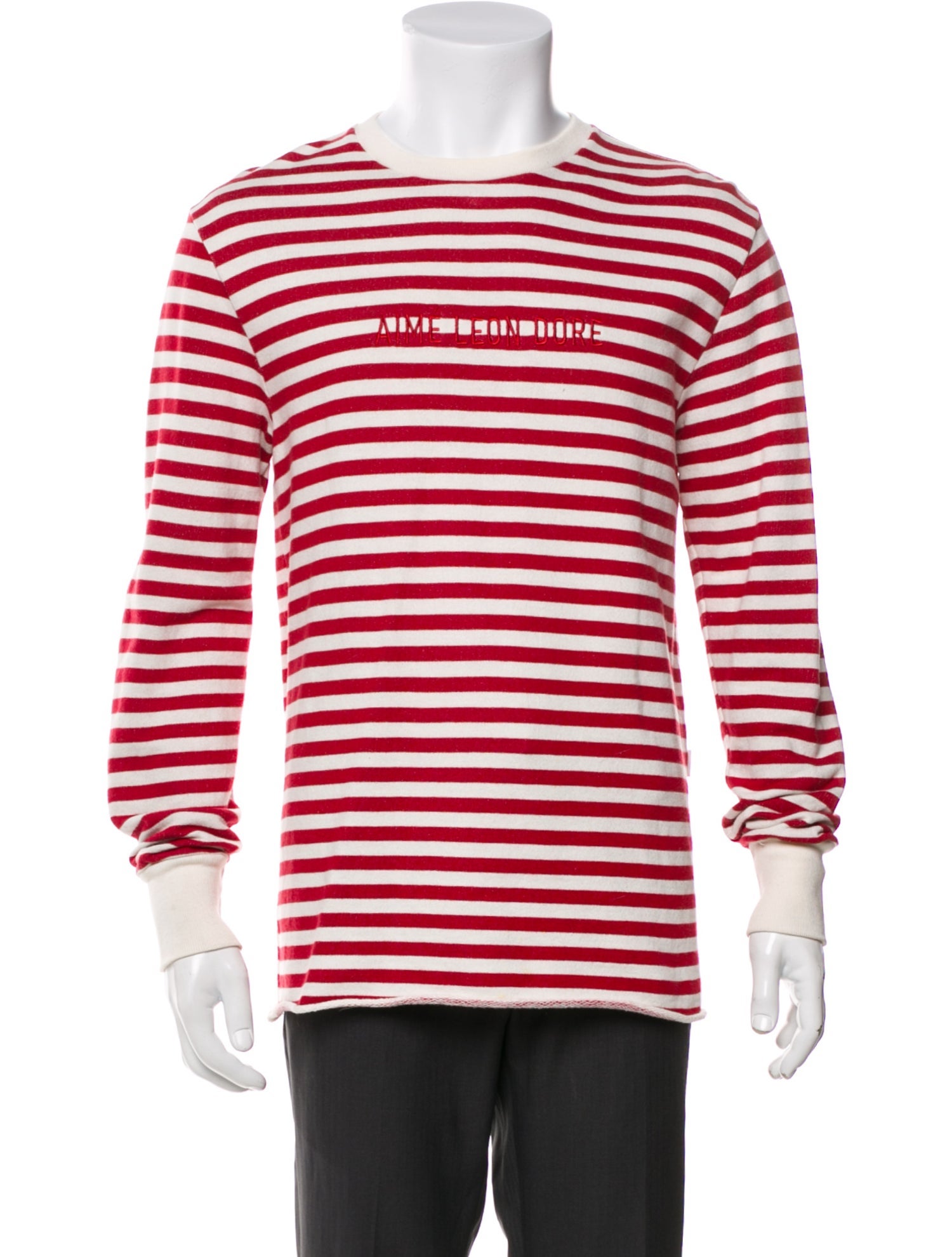 Aimé Leon Dore Striped Crew Neck T-Shirt