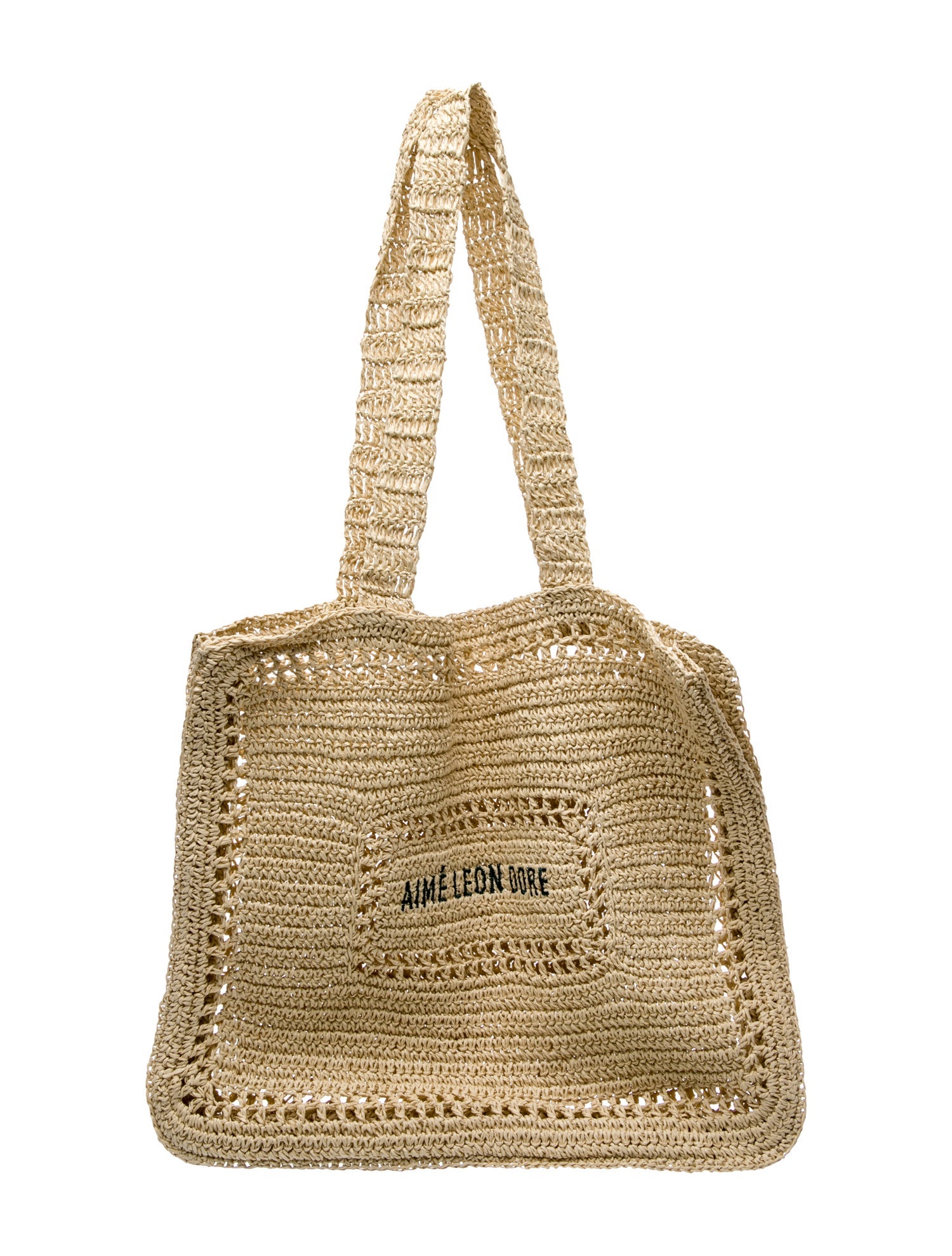 Aimé Leon Dore Straw Evening Bag w/ Tags