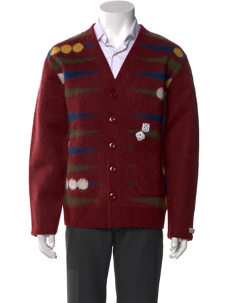 Aimé Leon Dore Printed V-Neck Cardigan