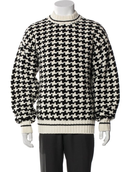 Aimé Leon Dore Wool Houndstooth Print Pullover