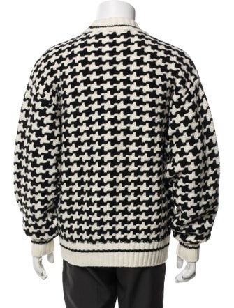 Aimé Leon Dore Wool Houndstooth Print Pullover
