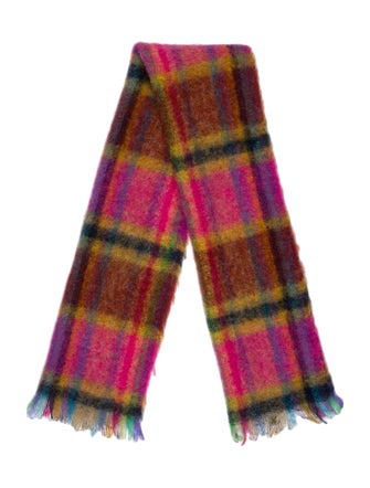 Aimé Leon Dore Virgin Wool Plaid Print Scarf