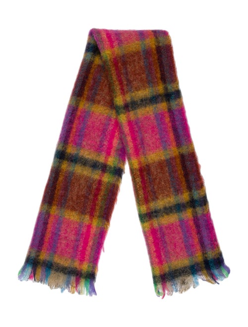 Aimé Leon Dore Virgin Wool Plaid Print Scarf