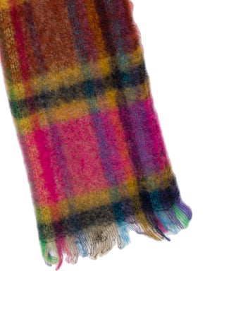 Aimé Leon Dore Virgin Wool Plaid Print Scarf