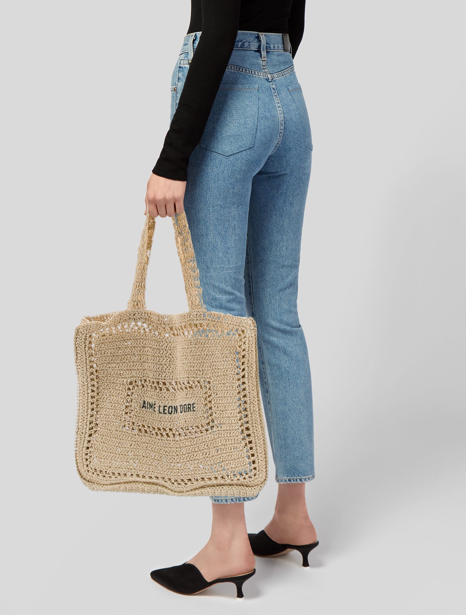 Aimé Leon Dore Raffia Tote w/ Tags