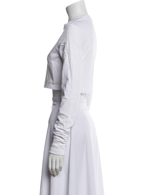 Aimé Leon Dore Graphic Print Mock Neck Crop Top