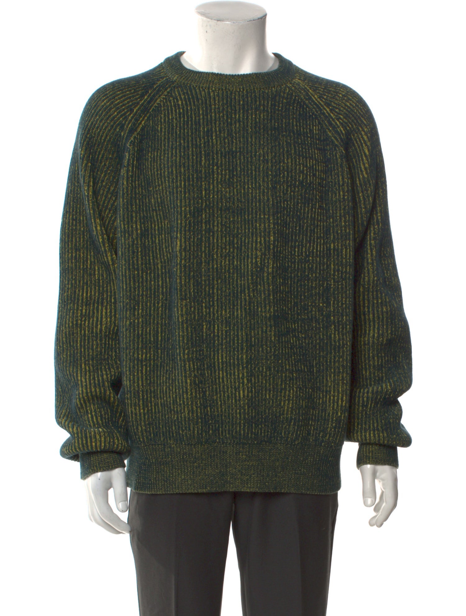 Aimé Leon Dore Plaited 'Pine Grove' Crew Neck Pullover