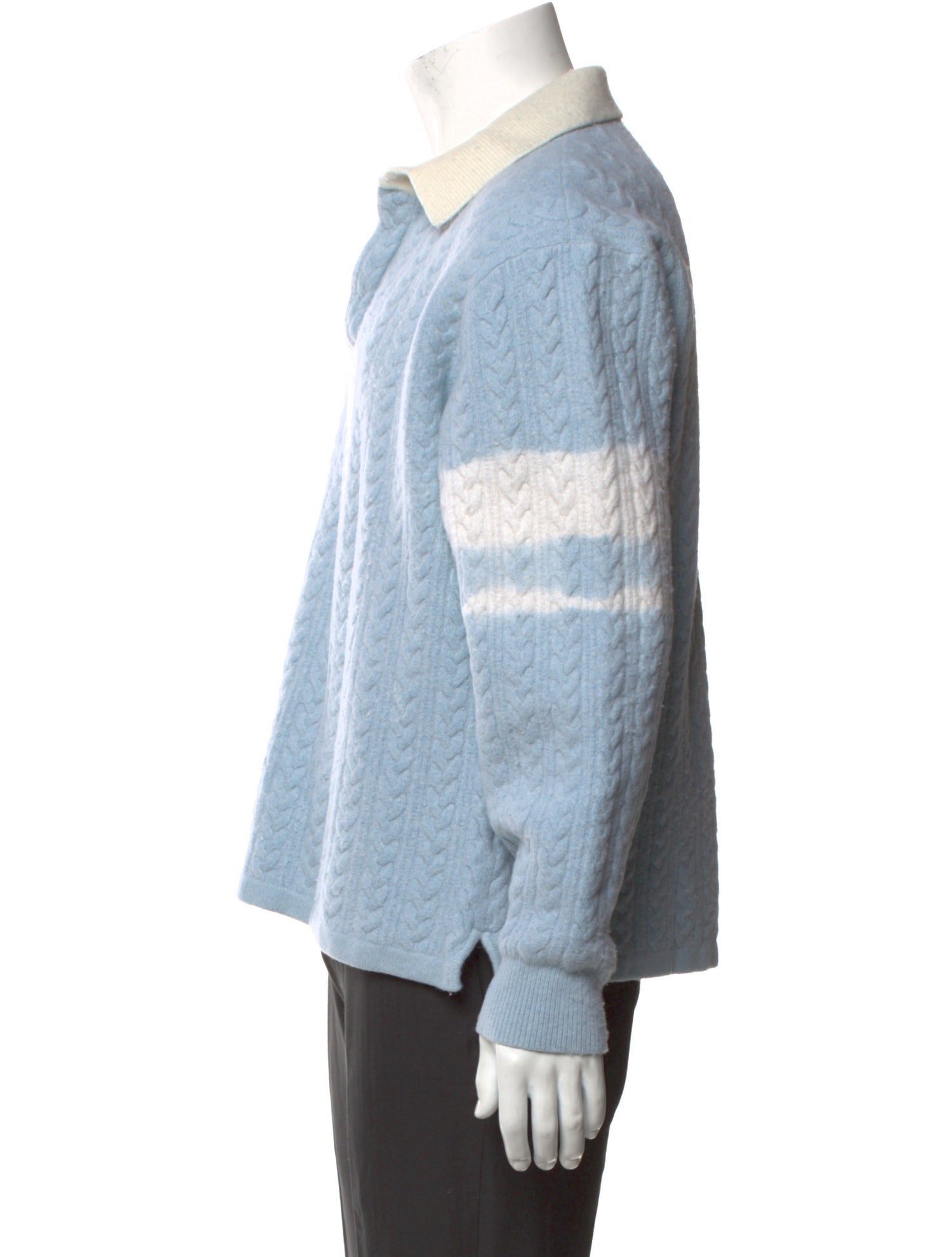 Aimé Leon Dore Collar Long Sleeve Polo Sweater