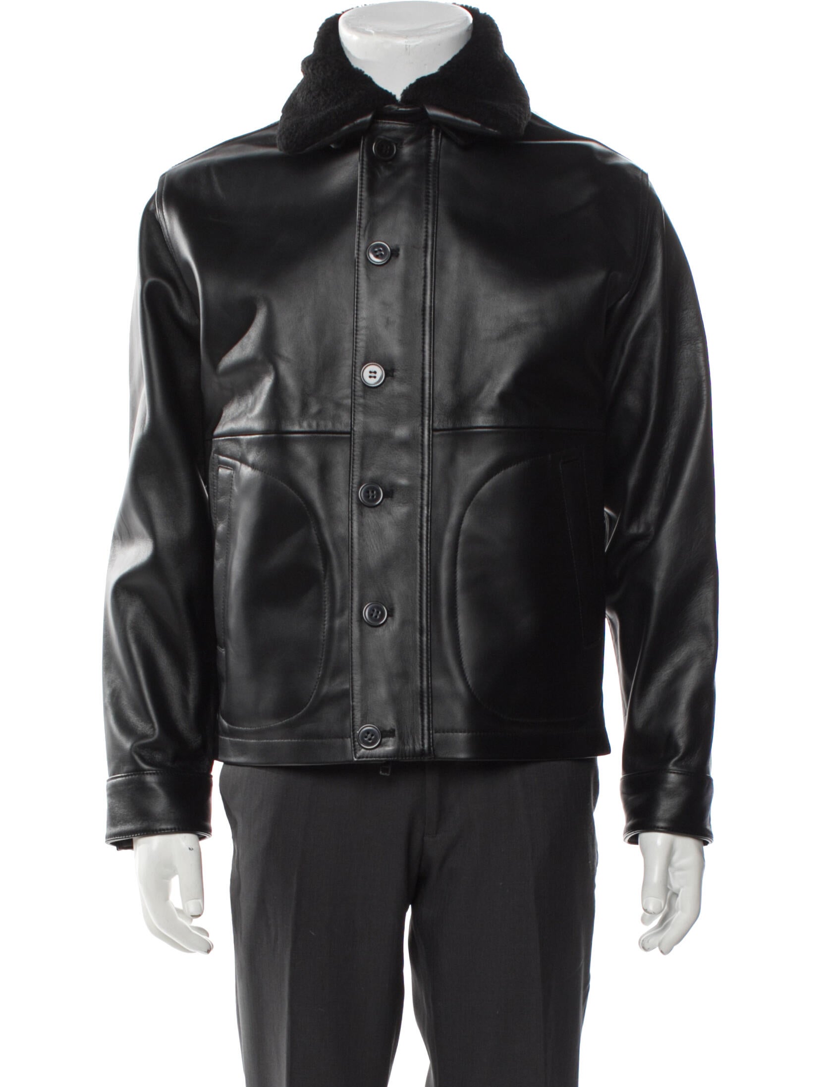 Aimé Leon Dore Lamb Leather Jacket