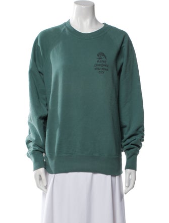 Aimé Leon Dore Graphic Print Crew Neck Sweatshirt