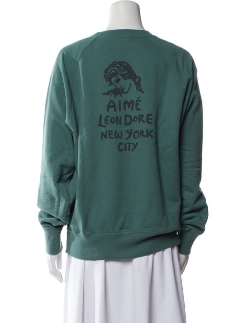 Aimé Leon Dore Graphic Print Crew Neck Sweatshirt