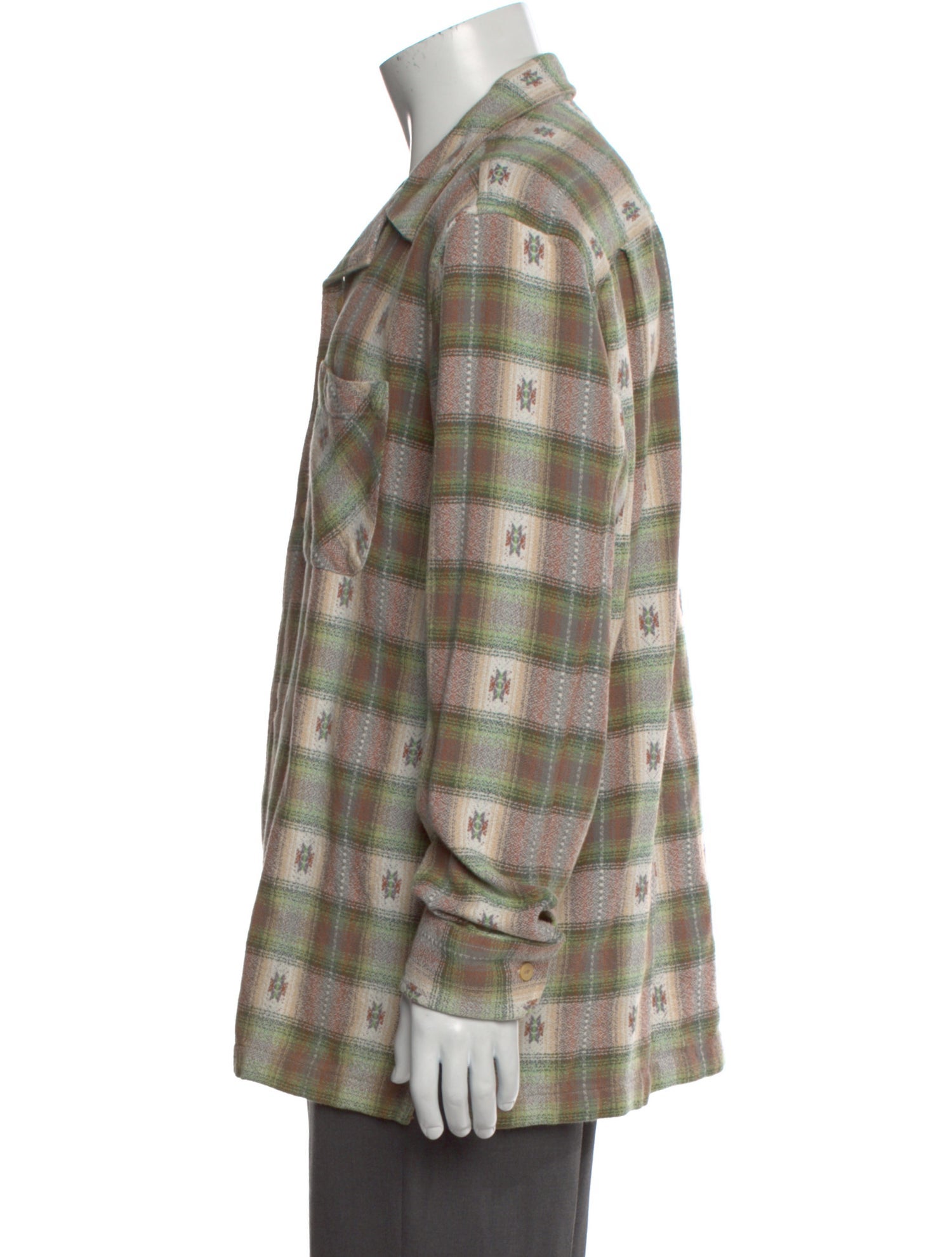 Aimé Leon Dore Plaid Print Long Sleeve Shirt