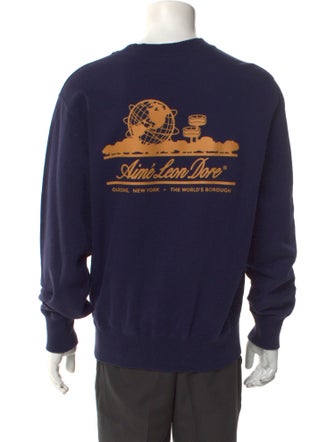 Aimé Leon Dore Graphic Print Crew Neck Sweatshirt