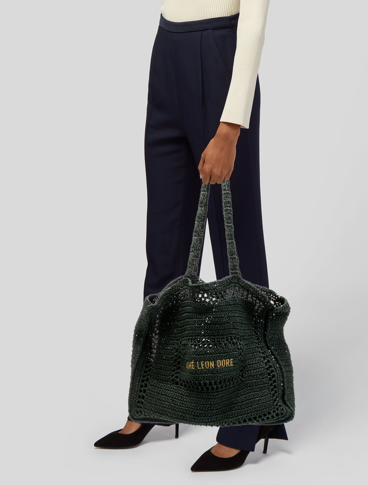 Aimé Leon Dore Raffia Tote