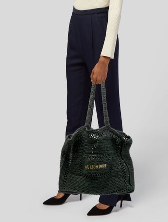 Aimé Leon Dore Raffia Tote