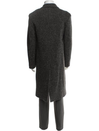 Aimé Leon Dore Wool Houndstooth Print Overcoat