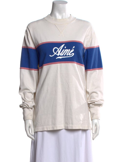Aimé Leon Dore Graphic Print Crew Neck Sweatshirt