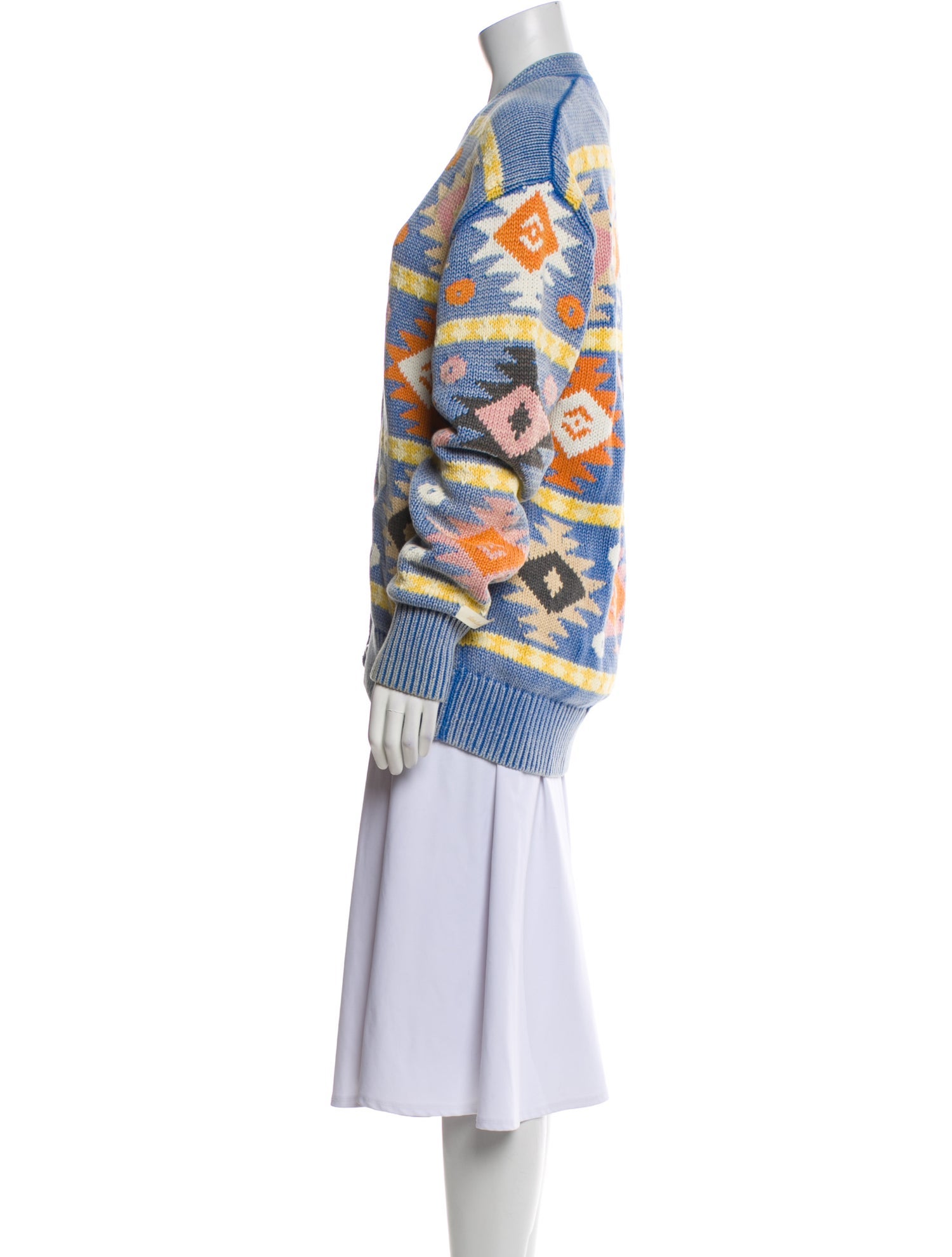 Aimé Leon Dore Printed V-Neck Sweater