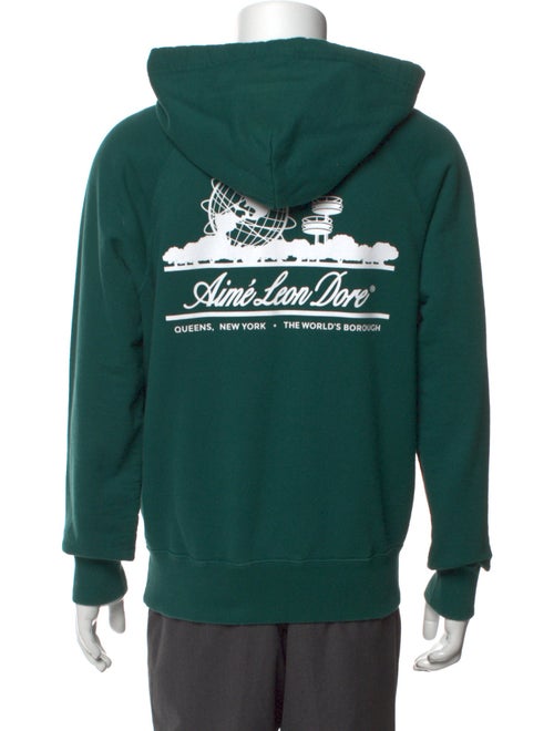 Aimé Leon Dore Graphic Print Mock Neck Hoodie