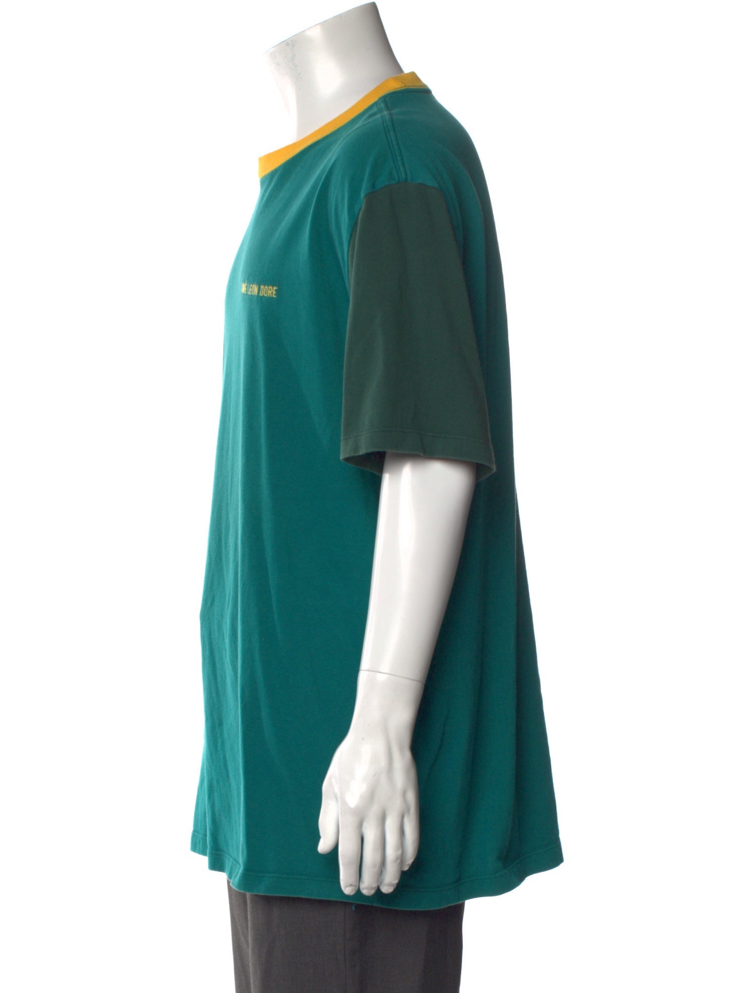 Aimé Leon Dore Colorblock Pattern Crew Neck T-Shirt