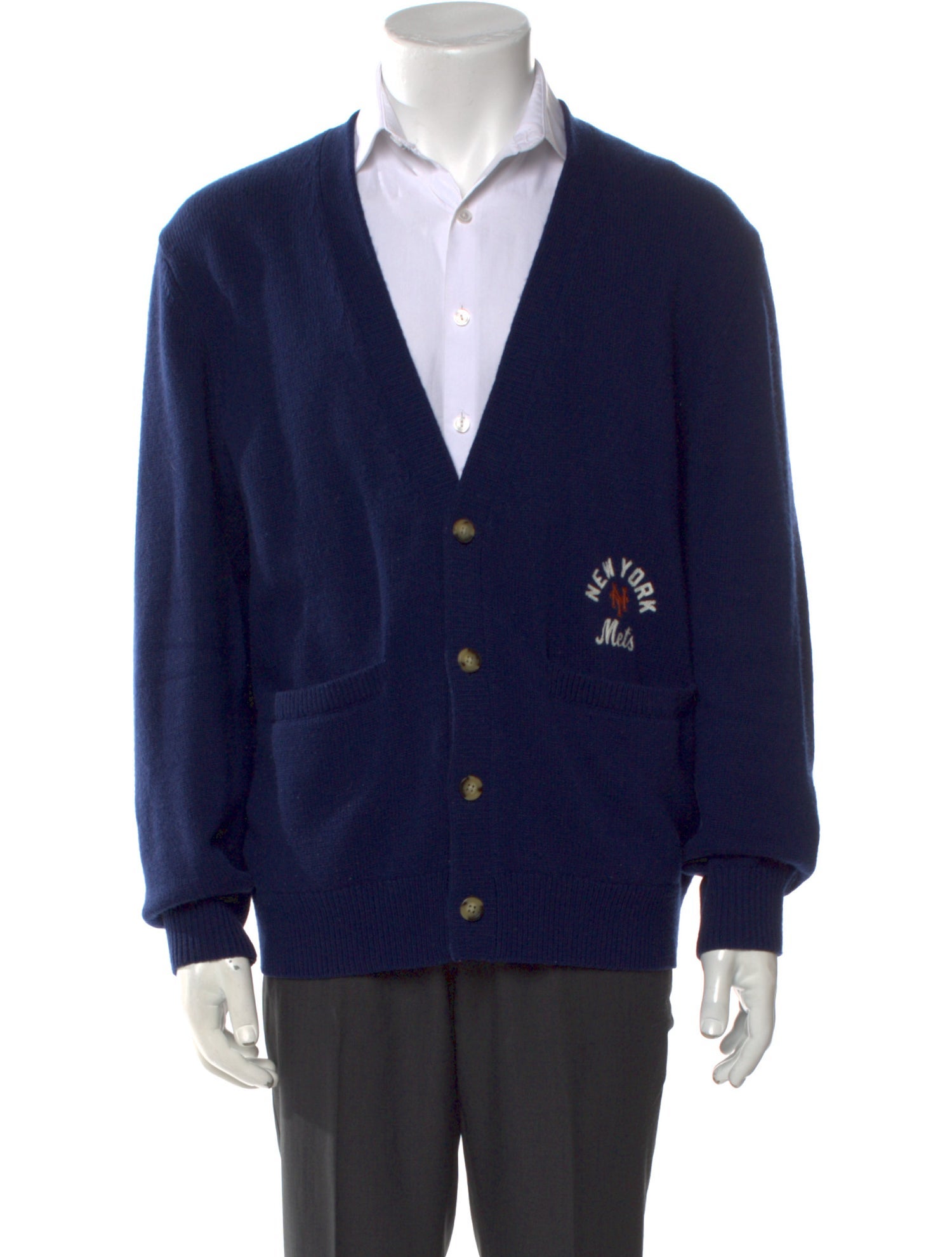 Aimé Leon Dore Merino Wool Graphic Print Cardigan