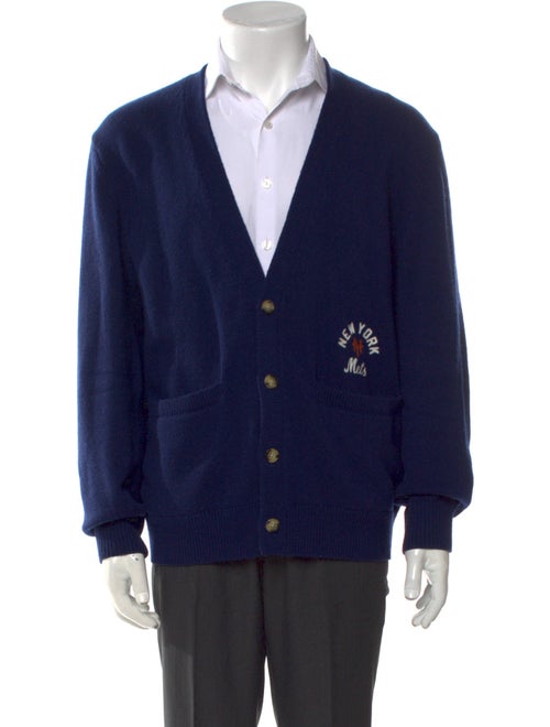 Aimé Leon Dore Merino Wool Graphic Print Cardigan