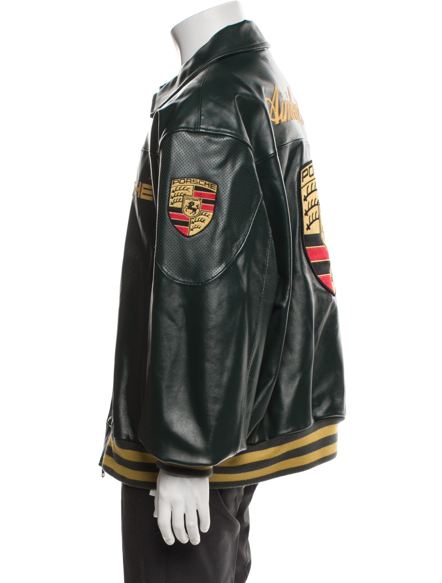 Aimé Leon Dore x Porsche 993 Turbo 'Club' Leather Moto Jacket w/ Tags