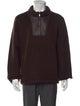 Aimé Leon Dore Mock Neck Long Sleeve Polo Sweater