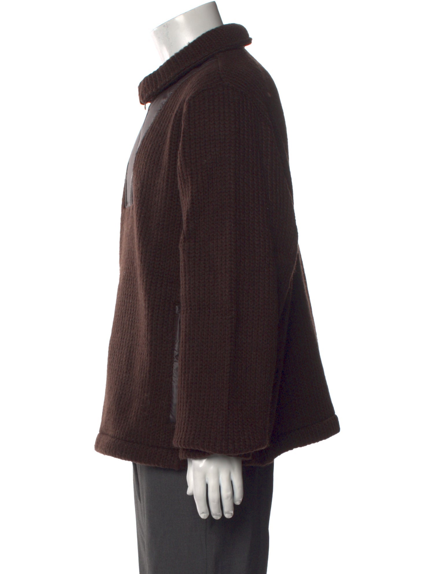 Aimé Leon Dore Mock Neck Long Sleeve Polo Sweater