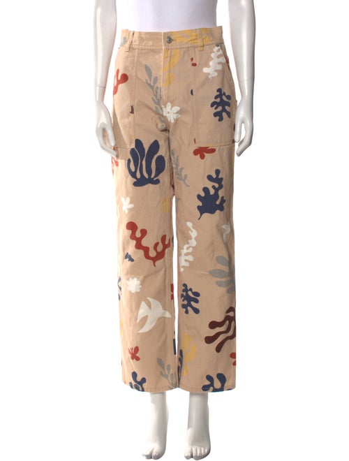 Aimé Leon Dore Floral Print Straight Leg Pants