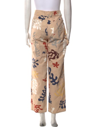 Aimé Leon Dore Floral Print Straight Leg Pants