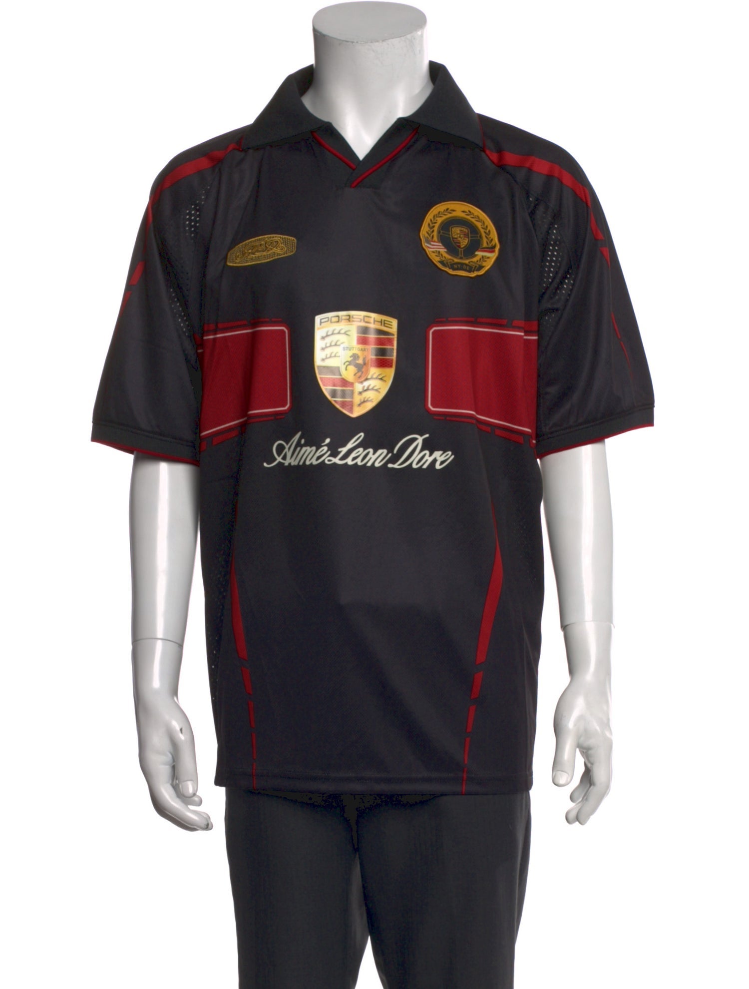 Aimé Leon Dore Graphic Print V-Neck T-Shirt w/ Tags