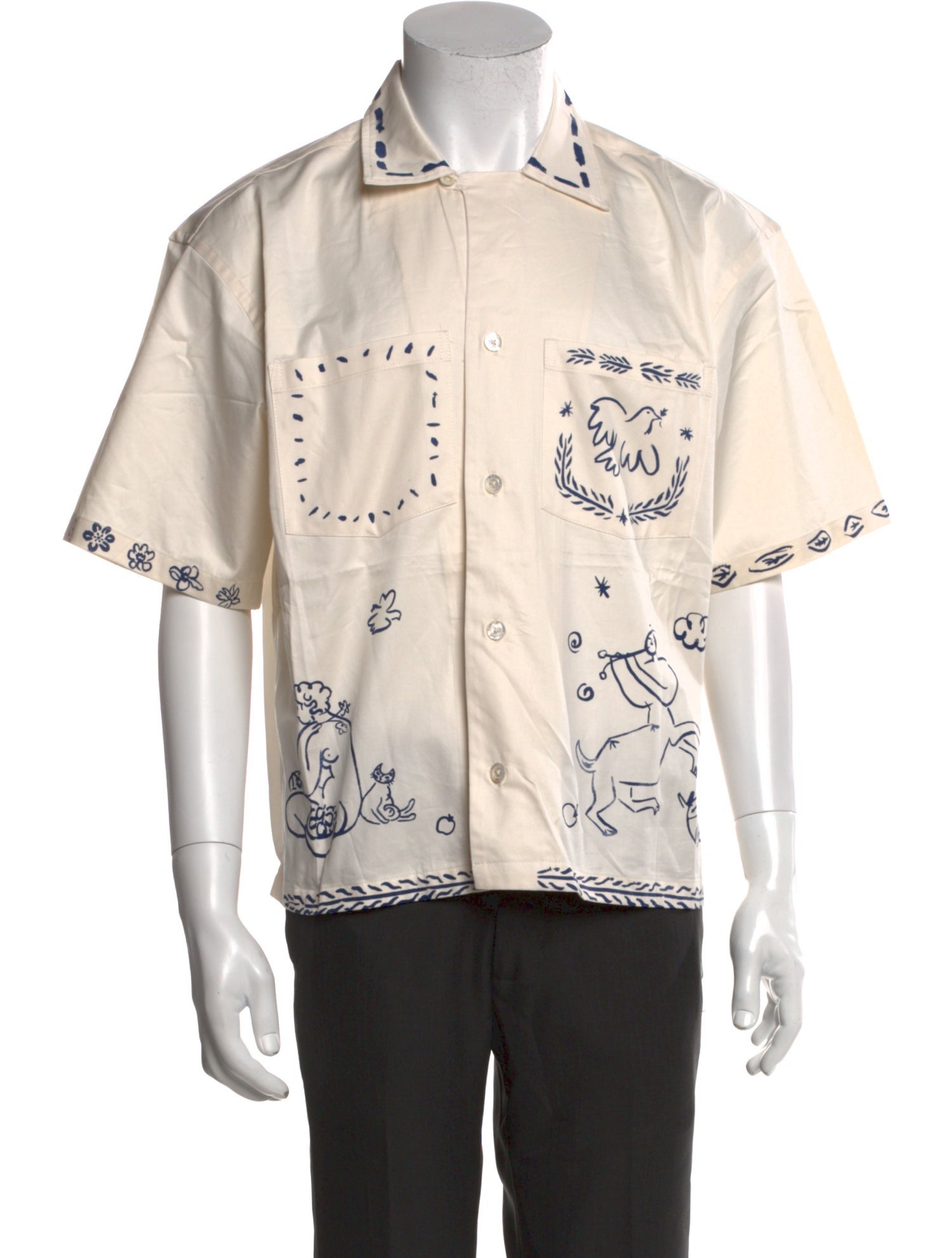 Aimé Leon Dore Graphic Print Short Sleeve Shirt w/ Tags